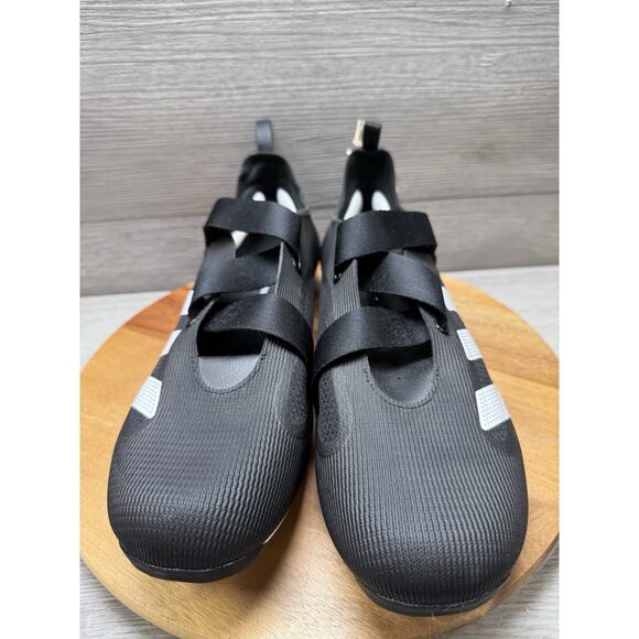Adidas The Indoor Core Cycling Shoes Men Size 14 Black White GX6544 - Picture 4 of 8